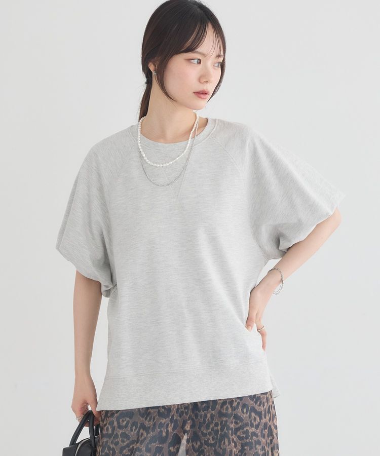 earth music&ecology「バルーンスリーブ裏毛プルオーバー」|Tシャツ・カットソー|