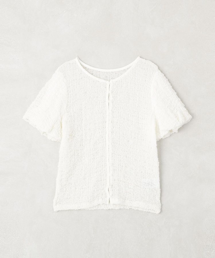 earth music&ecology「カットシャーリングバルーンスリーブプルオーバー」|Tシャツ・カットソー|
