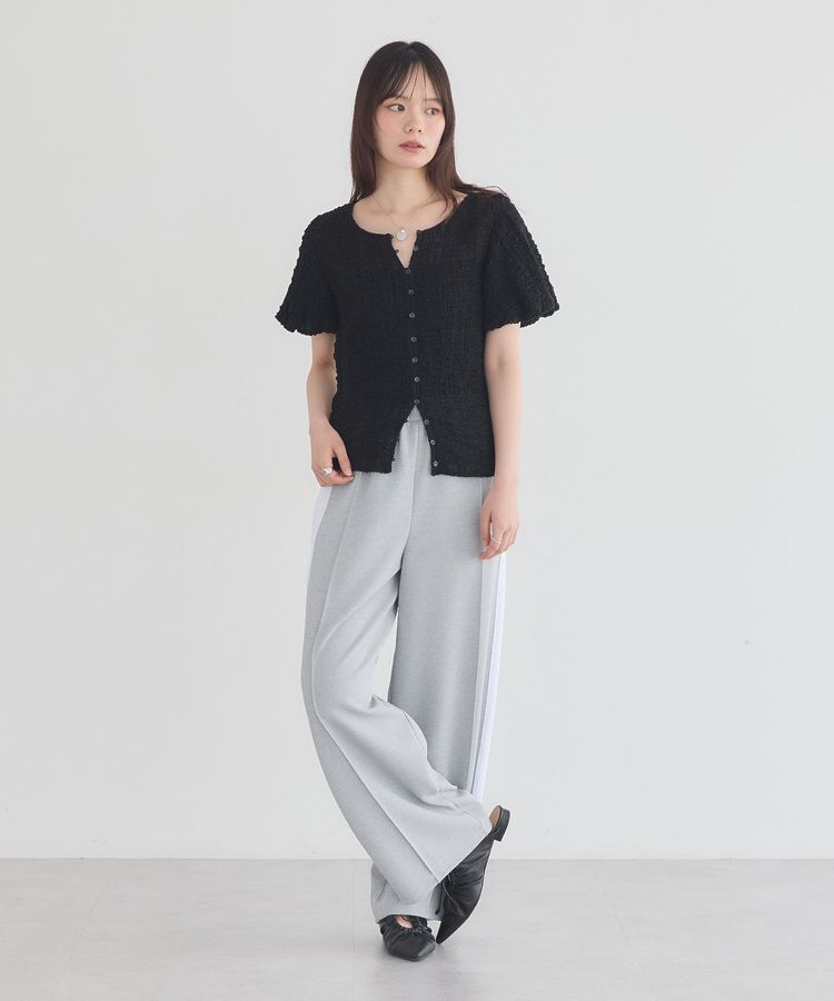 earth music&ecology「カットシャーリングバルーンスリーブプルオーバー」|Tシャツ・カットソー|