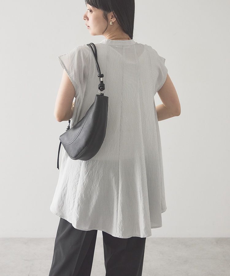 AMERICAN HOLIC「【接触冷感】フレンチスリーブフレアスキッパーブラウス」|シャツ・ブラウス|