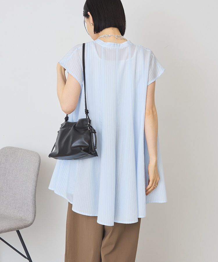 AMERICAN HOLIC「【接触冷感】フレンチスリーブフレアスキッパーブラウス」|シャツ・ブラウス|