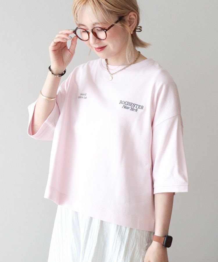 AMERICAN HOLIC「アソートロゴルーズスウェット」|スウェット・ジャージ|Light Pink