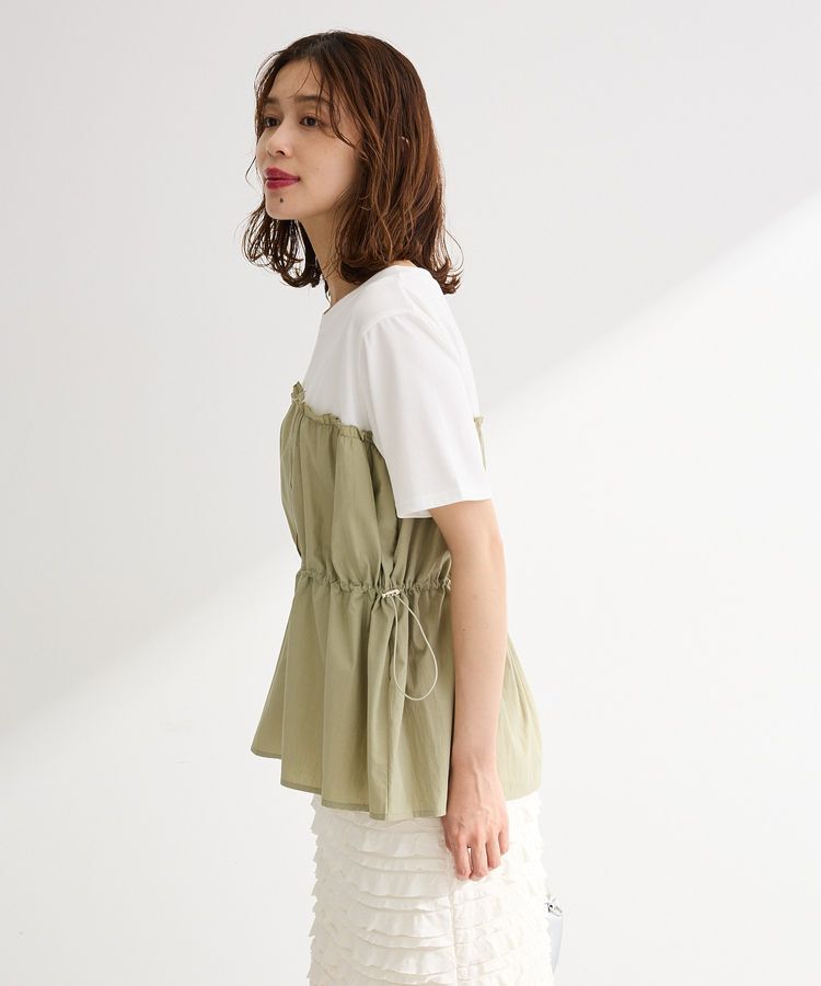 Green Parks「ビスチェドッキングカットプルオーバー」|Tシャツ・カットソー|