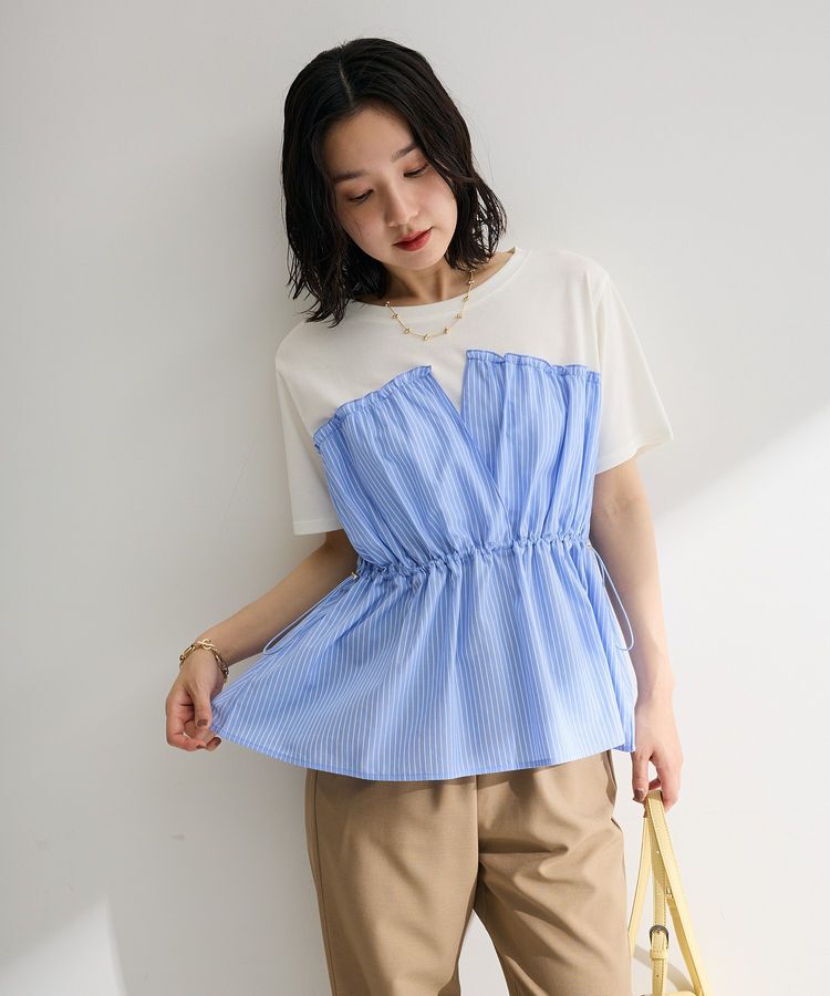 Green Parks「ビスチェドッキングカットプルオーバー」|Tシャツ・カットソー|