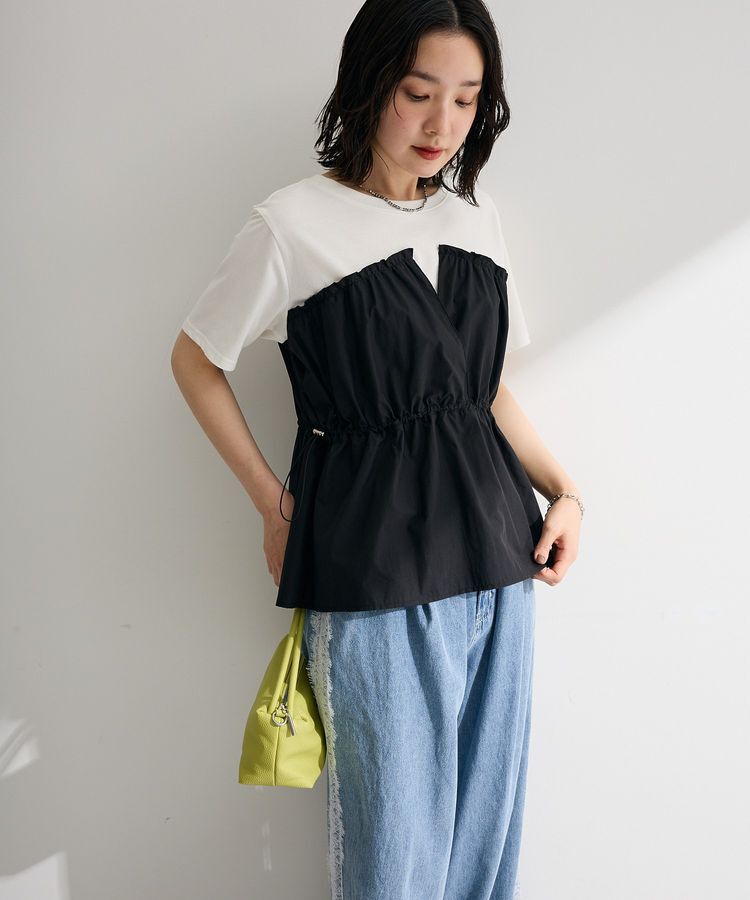 Green Parks「ビスチェドッキングカットプルオーバー」|Tシャツ・カットソー|