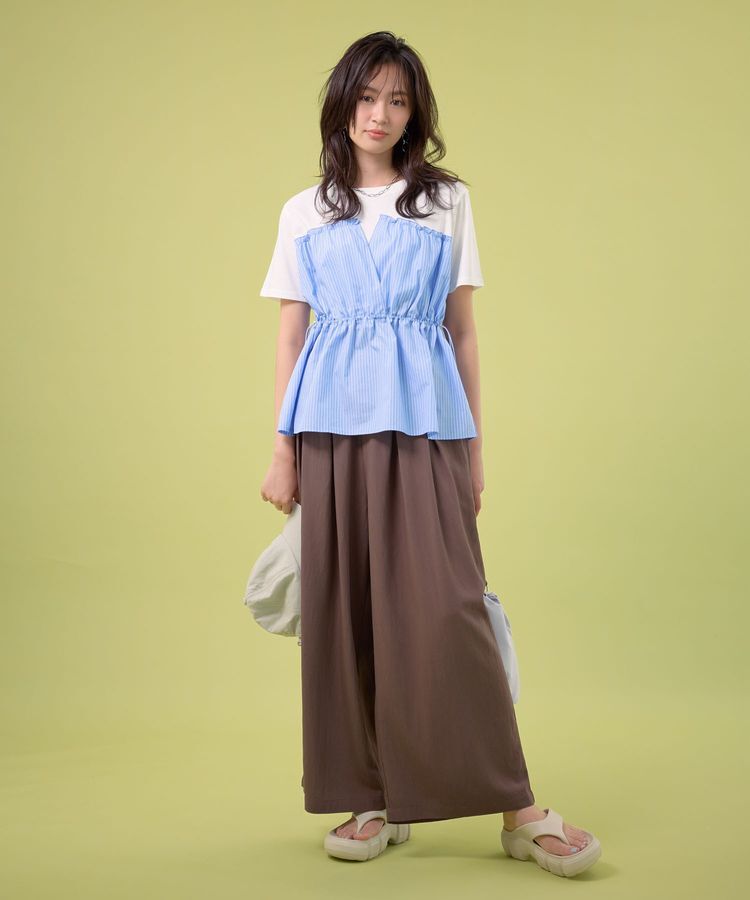 Green Parks「ビスチェドッキングカットプルオーバー」|Tシャツ・カットソー|