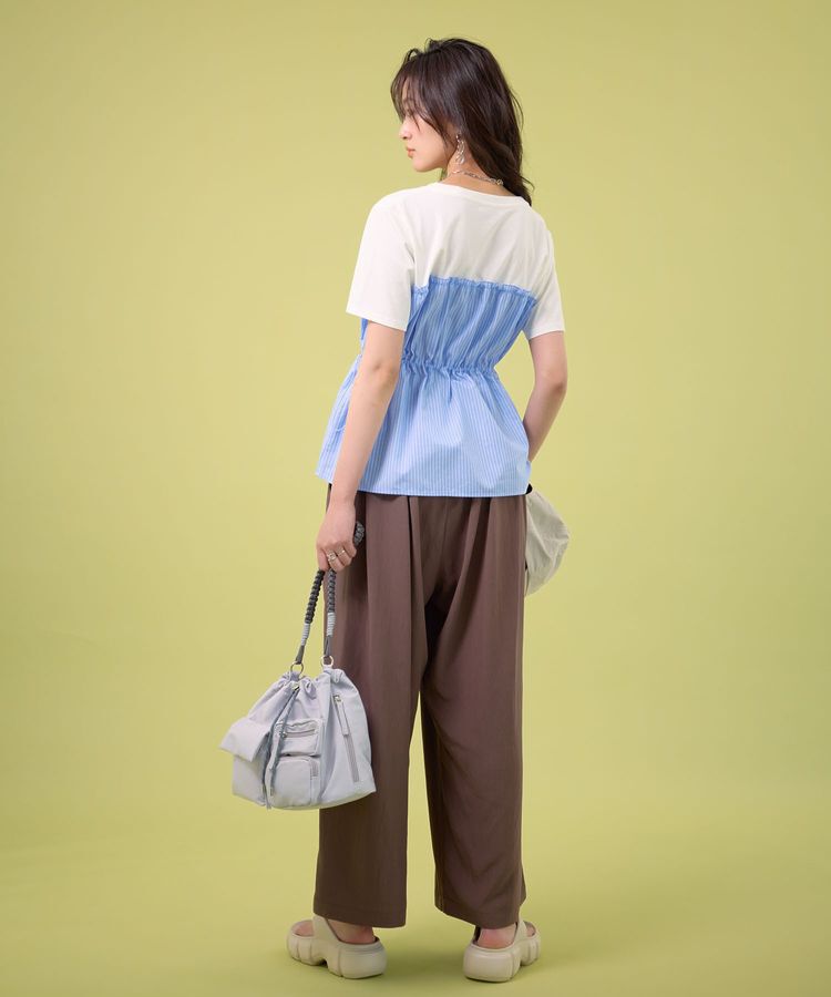 Green Parks「ビスチェドッキングカットプルオーバー」|Tシャツ・カットソー|
