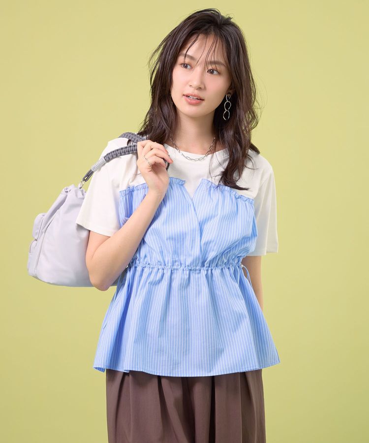 Green Parks「ビスチェドッキングカットプルオーバー」|Tシャツ・カットソー|