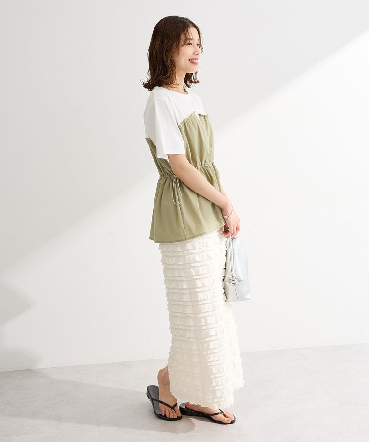 Green Parks「ビスチェドッキングカットプルオーバー」|Tシャツ・カットソー|