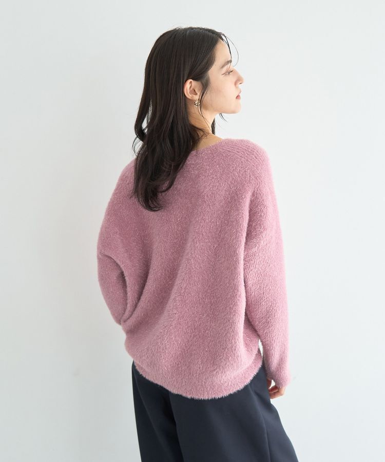 YECCA VECCA「ラメシャギードルマンニット」|ニット・セーター|