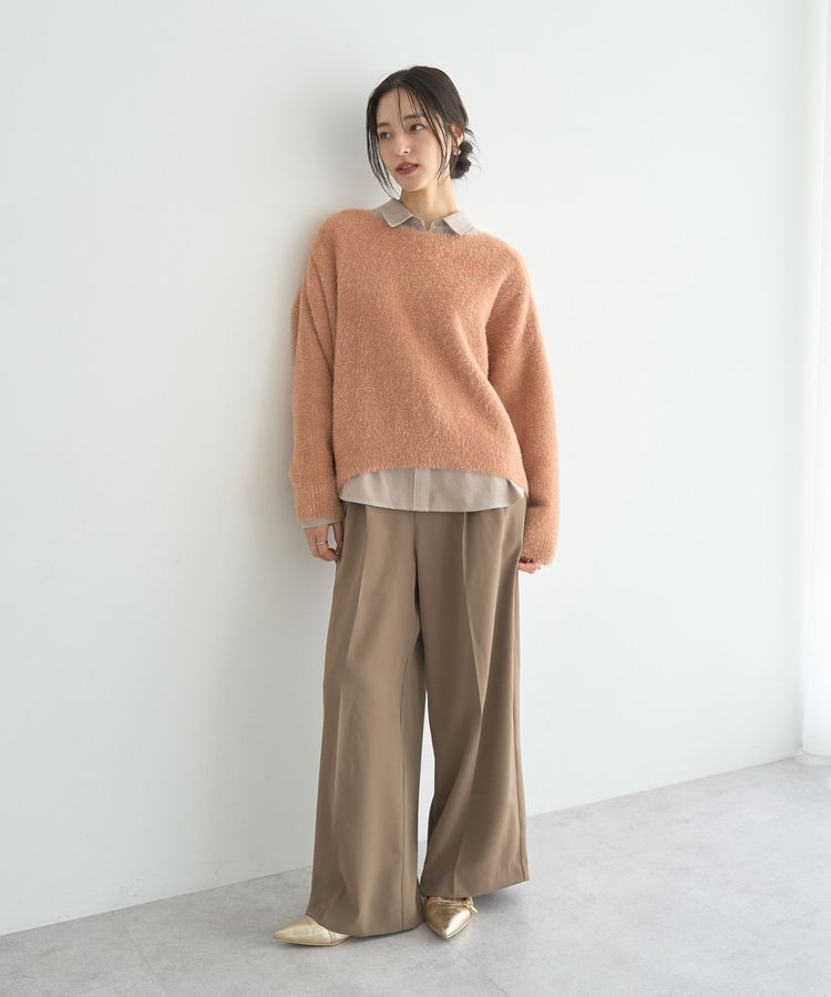 YECCA VECCA「ラメシャギードルマンニット」|ニット・セーター|