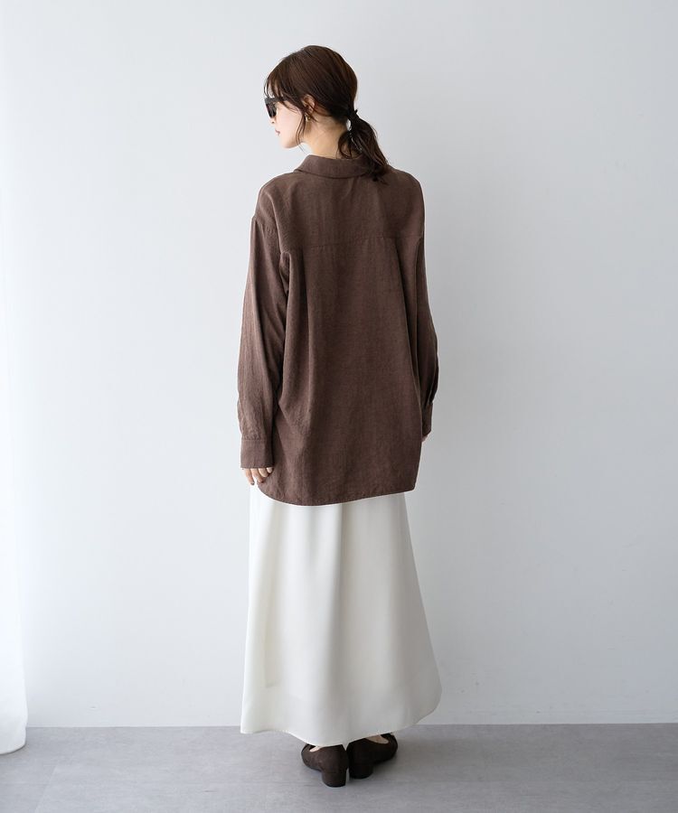 YECCA VECCA「ピーチ起毛シャツ」|シャツ・ブラウス|