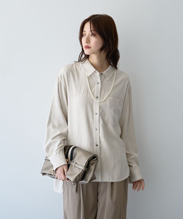YECCA VECCA「ピーチ起毛シャツ」|シャツ・ブラウス|