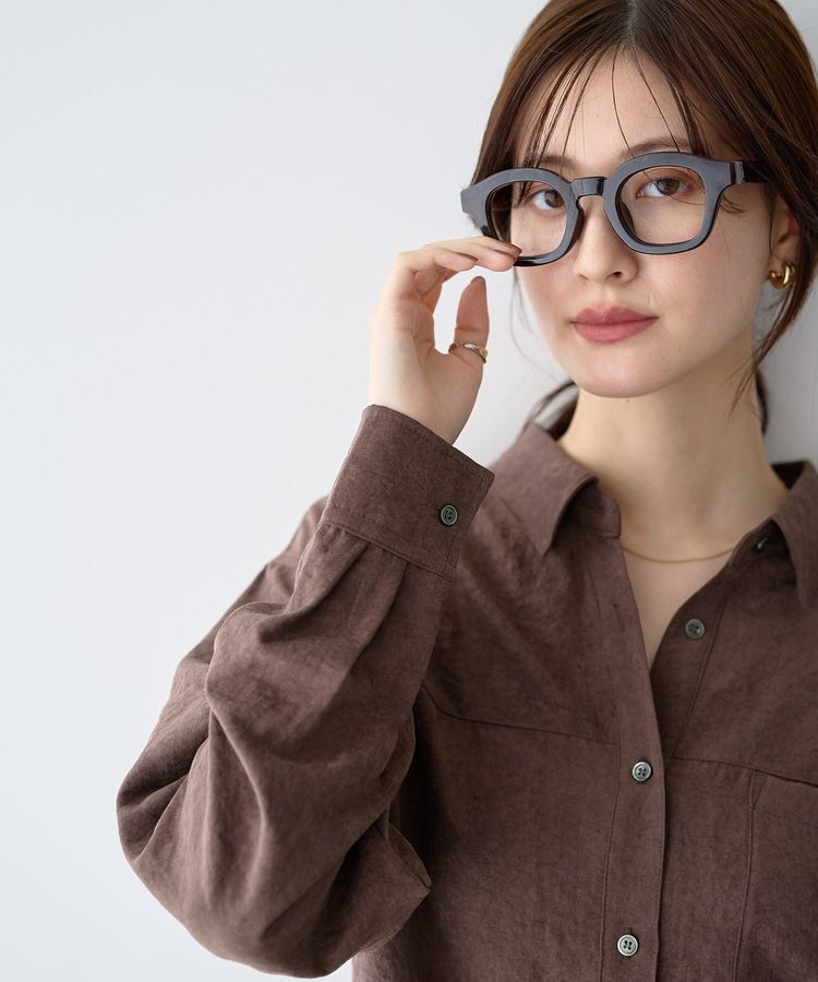 YECCA VECCA「ピーチ起毛シャツ」|シャツ・ブラウス|