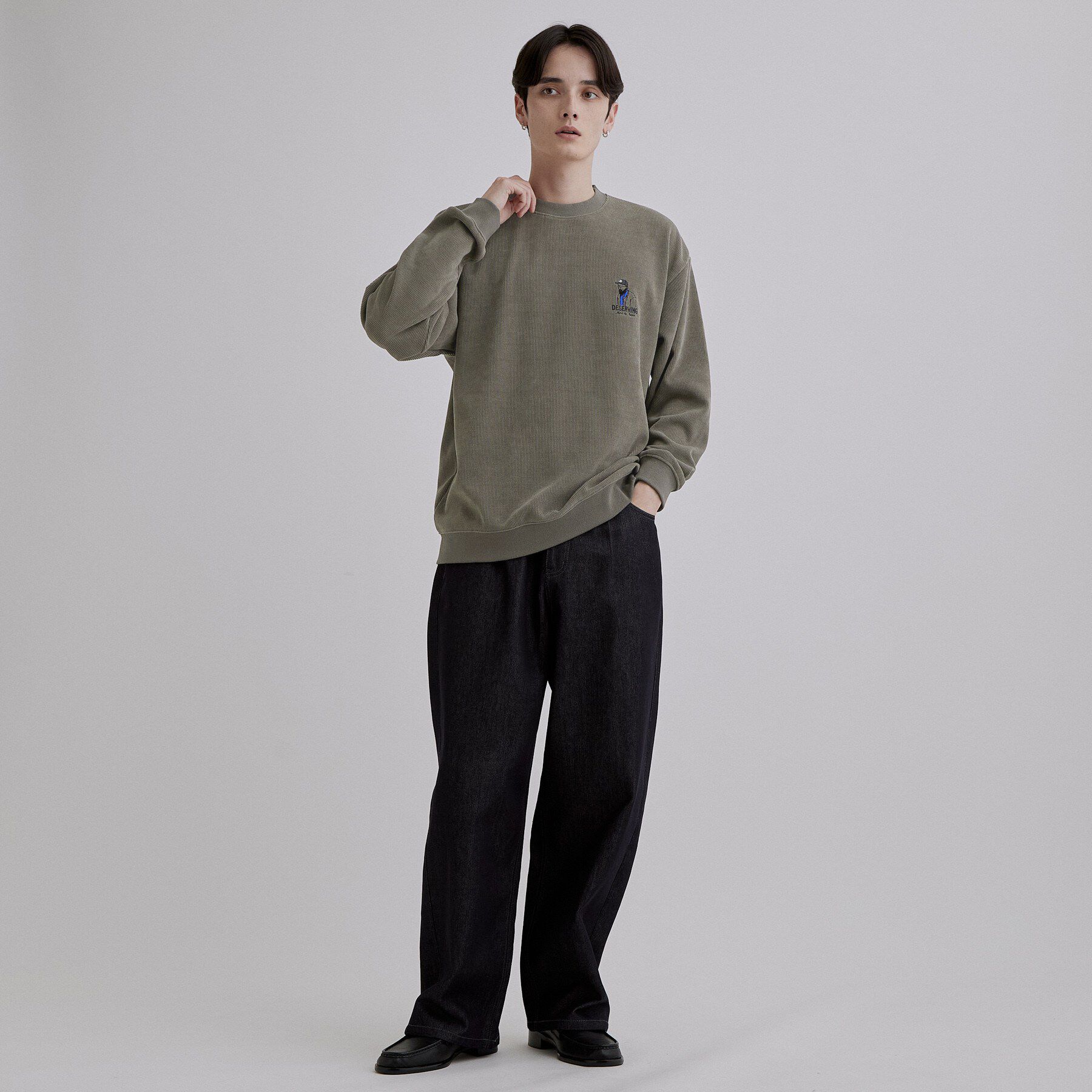 tk.TAKEO KIKUCHI「カットコールヒゲサガラスウェット」|パーカー|