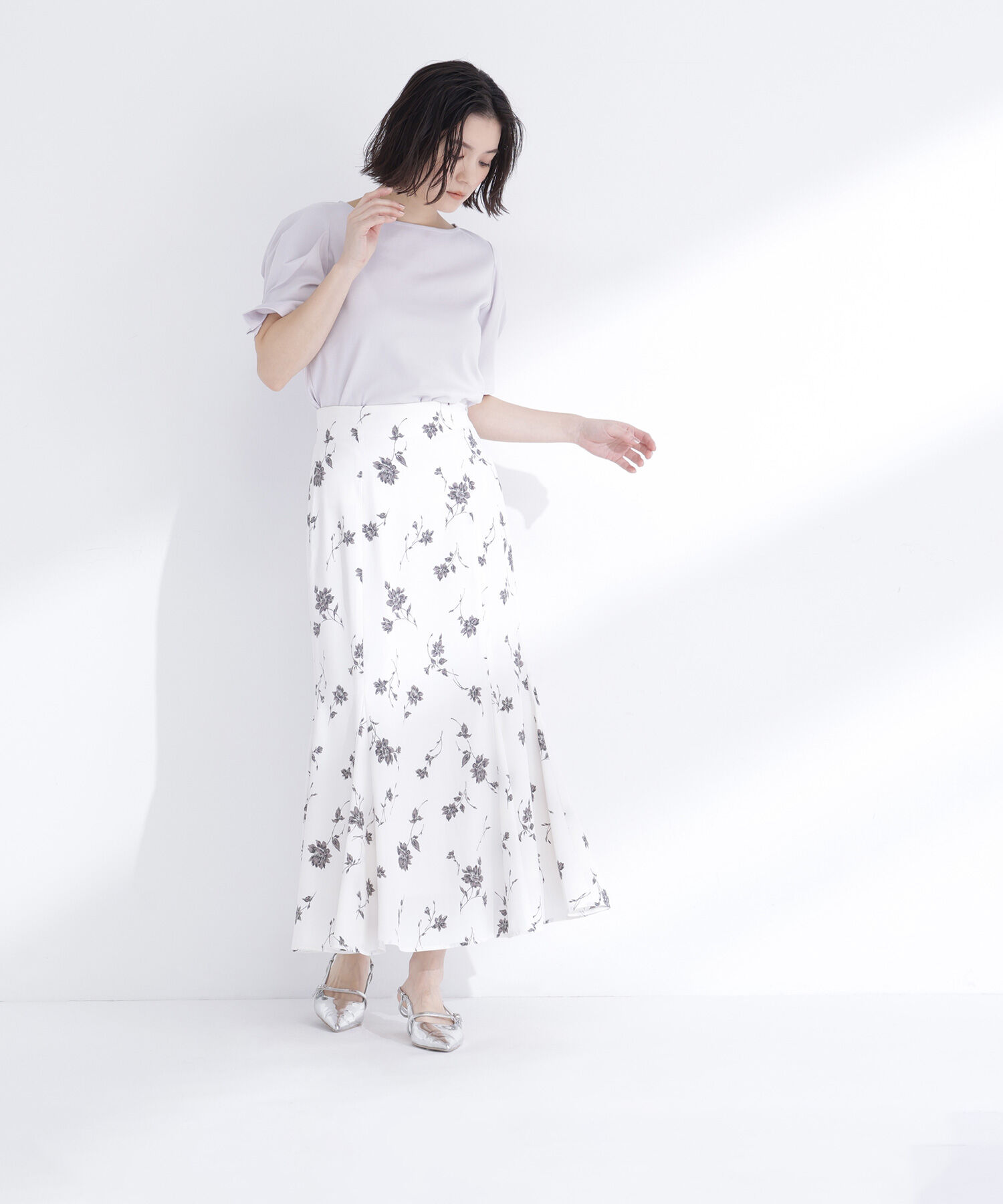  「ベーシックTシャツ フォルムスリーブ」|Tシャツ・カットソー|