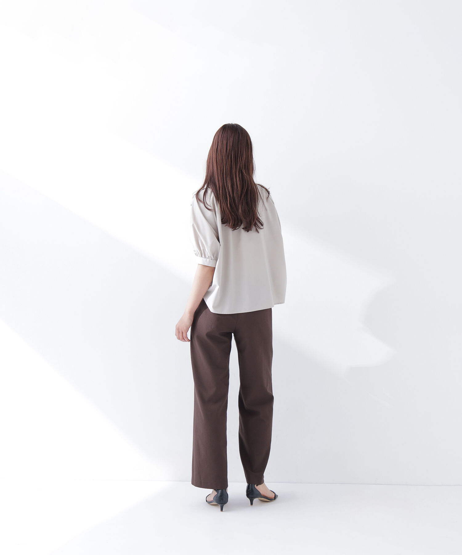  「＜Oggi.jp掲載＞スキッパーリボンタイブラウス半袖」|シャツ・ブラウス|