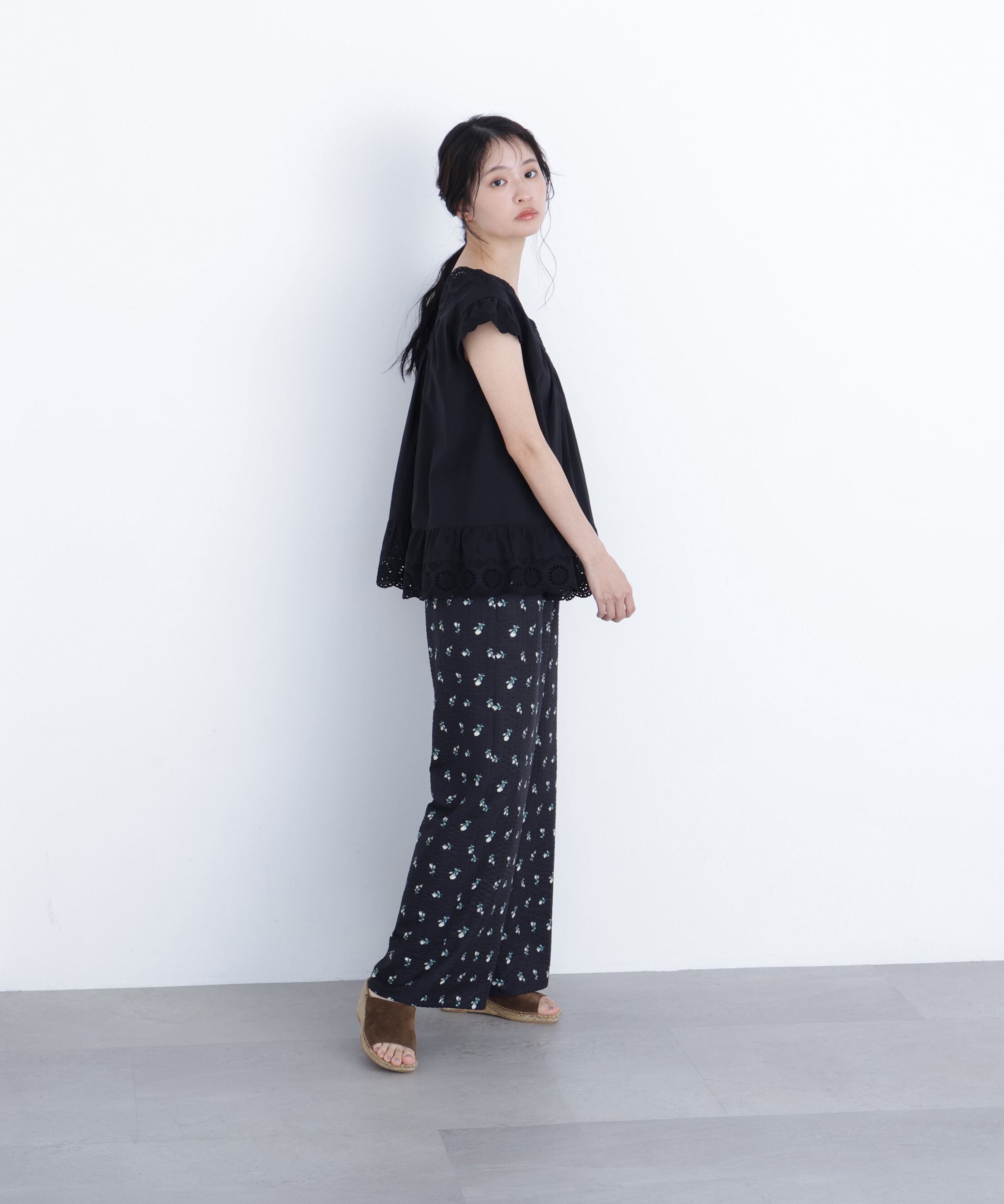  「〈N.〉コットン刺繍ブラウス」|シャツ・ブラウス|