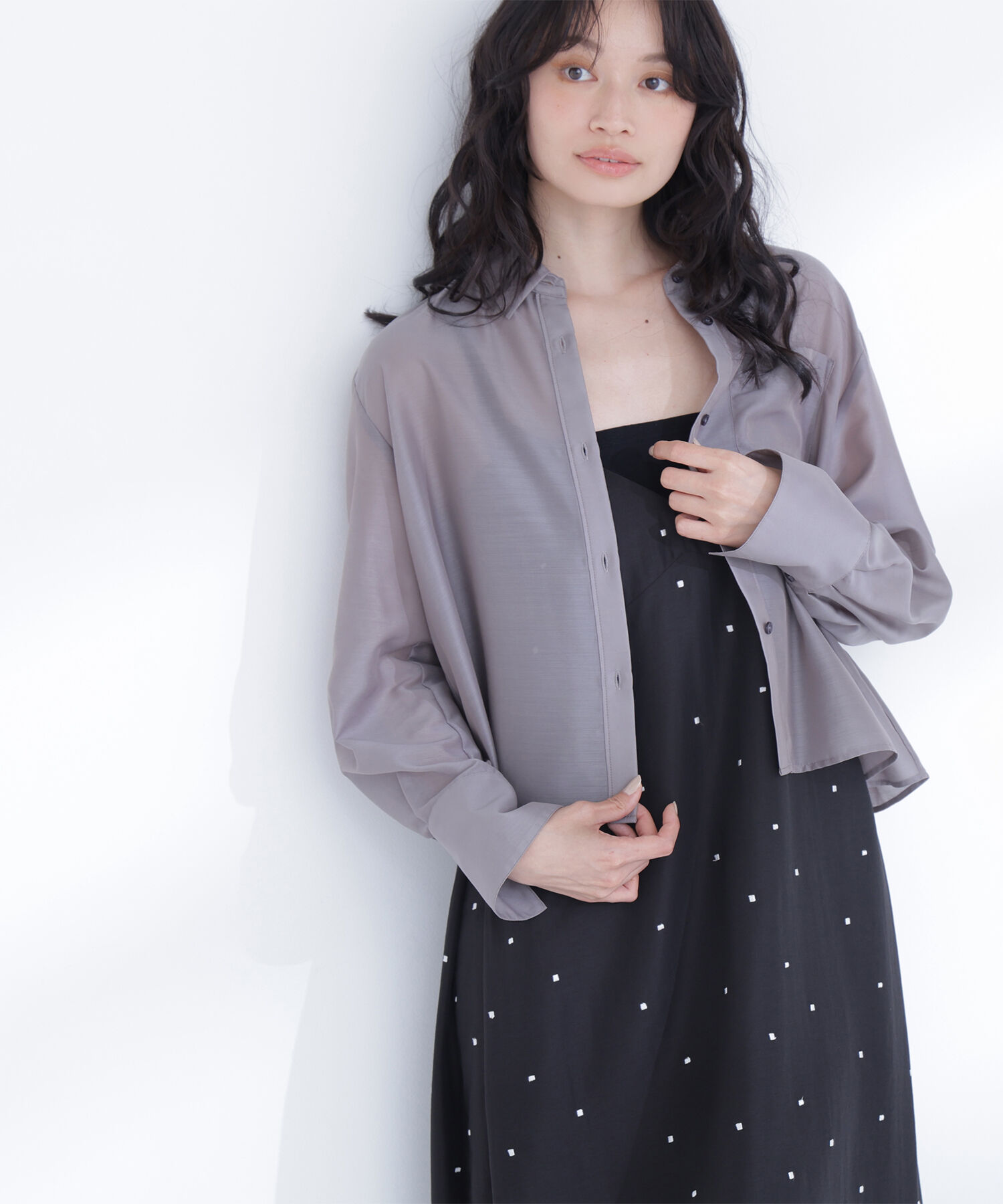  「シアークロップドシャツ」|シャツ・ブラウス|