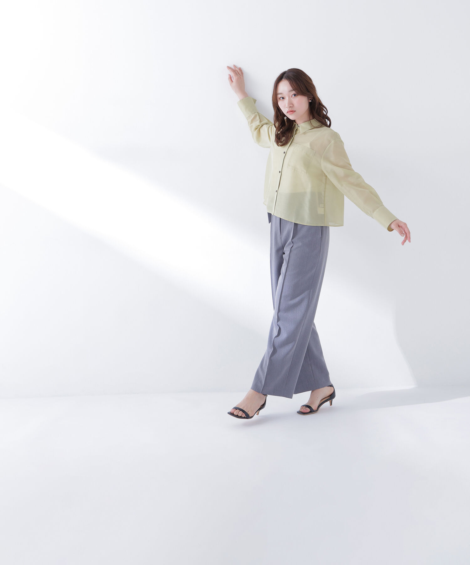  「シアークロップドシャツ」|シャツ・ブラウス|