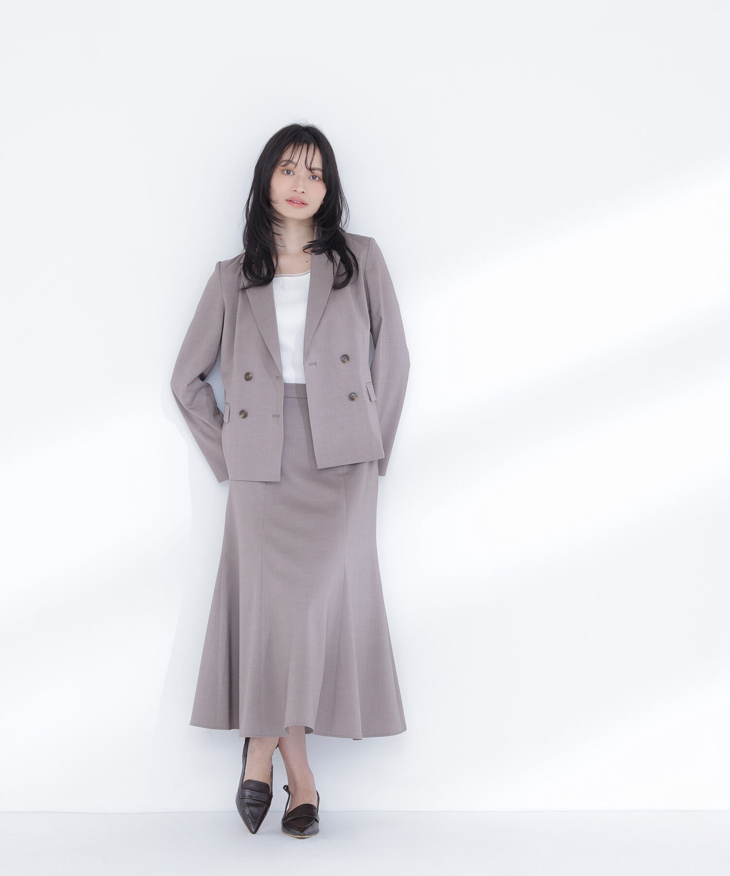  「ライトツイル SETUP ダブルブレストジャケット」|その他|