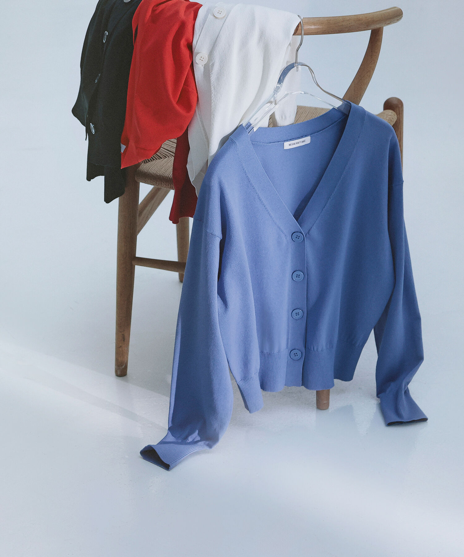  「〈ちょうど、いい服〉毎日頼れる！右腕カーデ」|ニット・セーター|ブルー