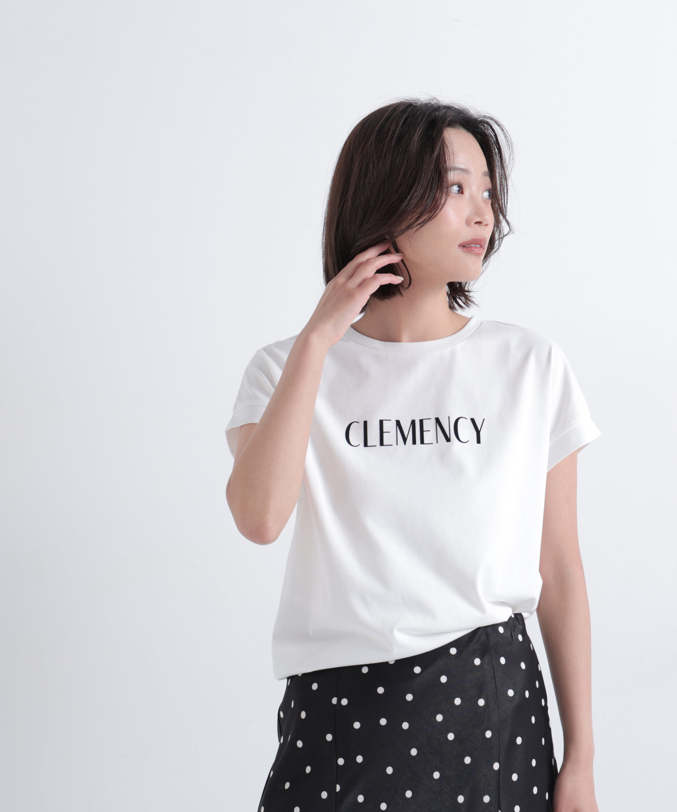  「フロッキーロゴTシャツ」|Tシャツ・カットソー|オフホワイト1