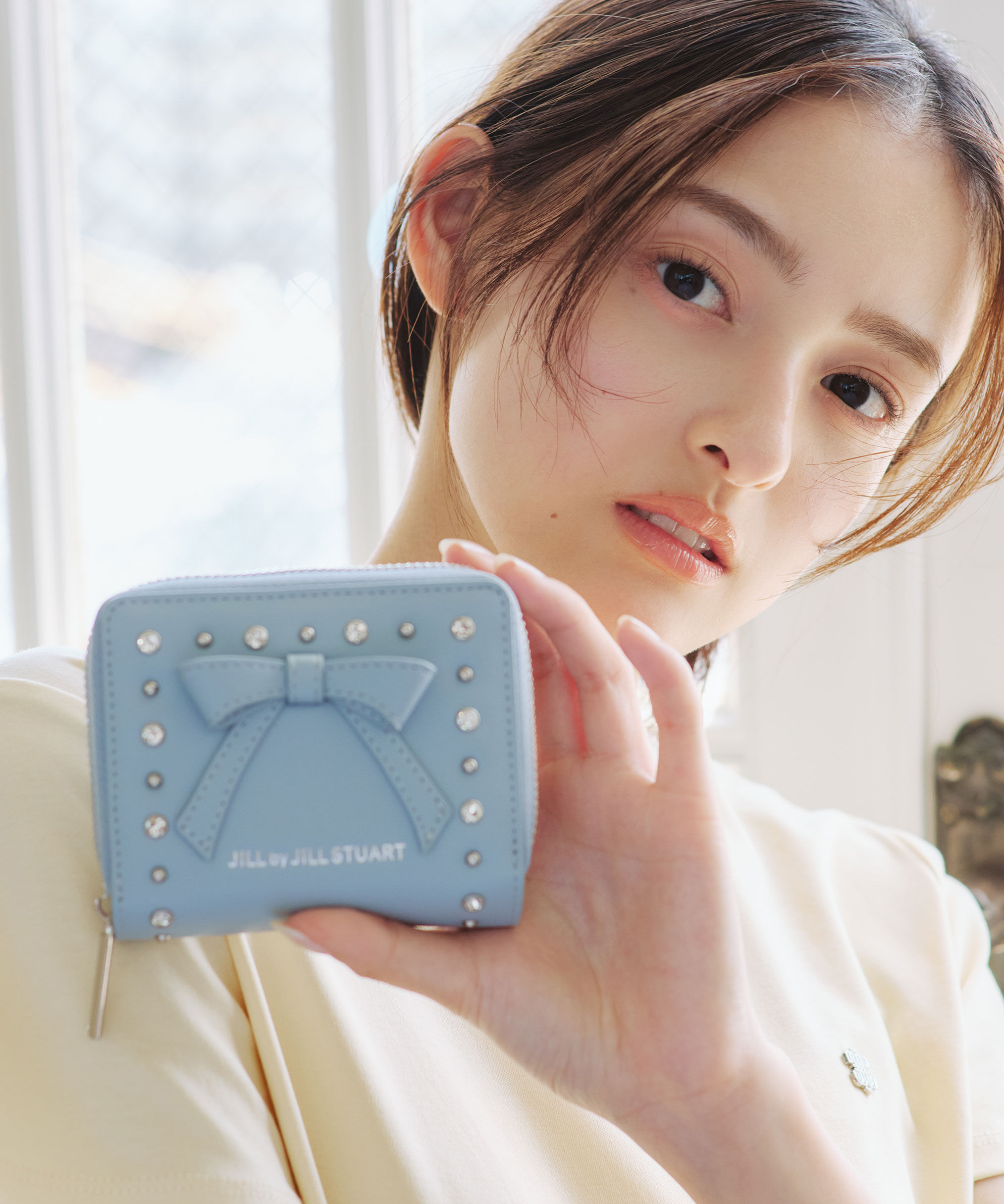  「スタッズリボンウォレット」|財布|
