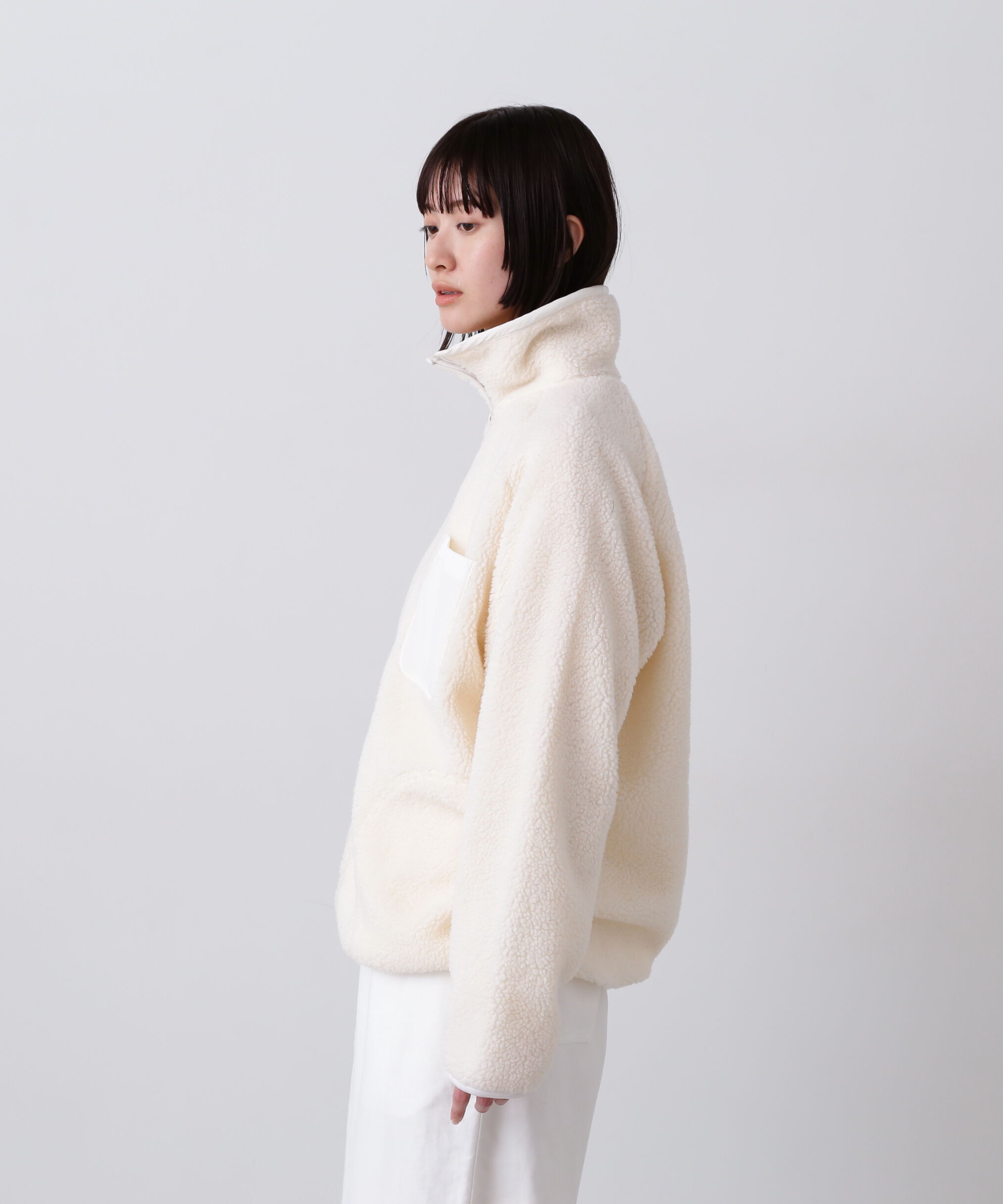YLEVE 「Ｙ / RECYCLE POLYESTER BOA BLOUSON」|ブルゾン・スタジャン|