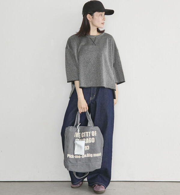 Doux archives「ラメ裏毛ショートスリーブＰＯ／」|Tシャツ・カットソー|