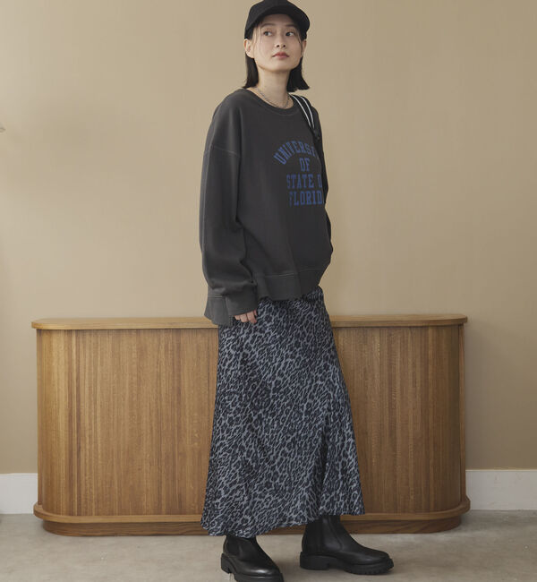 Doux archives「カレッジロゴサイドスリットプルオーバー」|Tシャツ・カットソー|