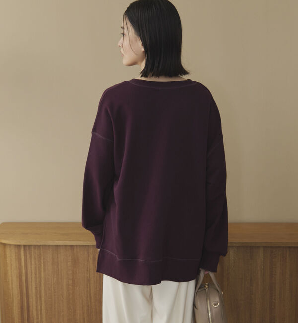 Doux archives「カレッジロゴサイドスリットプルオーバー」|Tシャツ・カットソー|