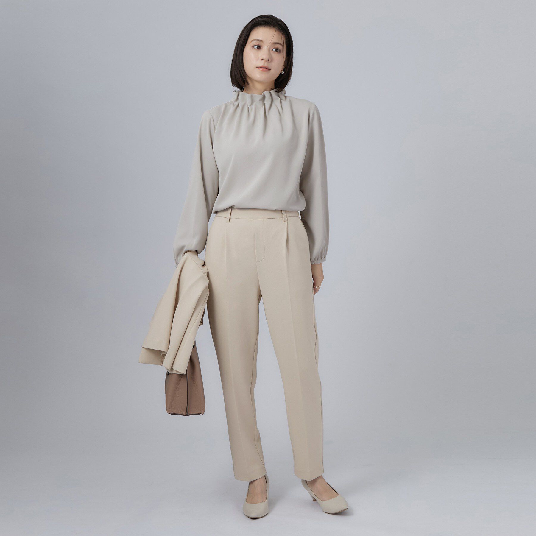 SHOO･LA･RUE「セレモニースタンドフリルブラウス」|シャツ・ブラウス|