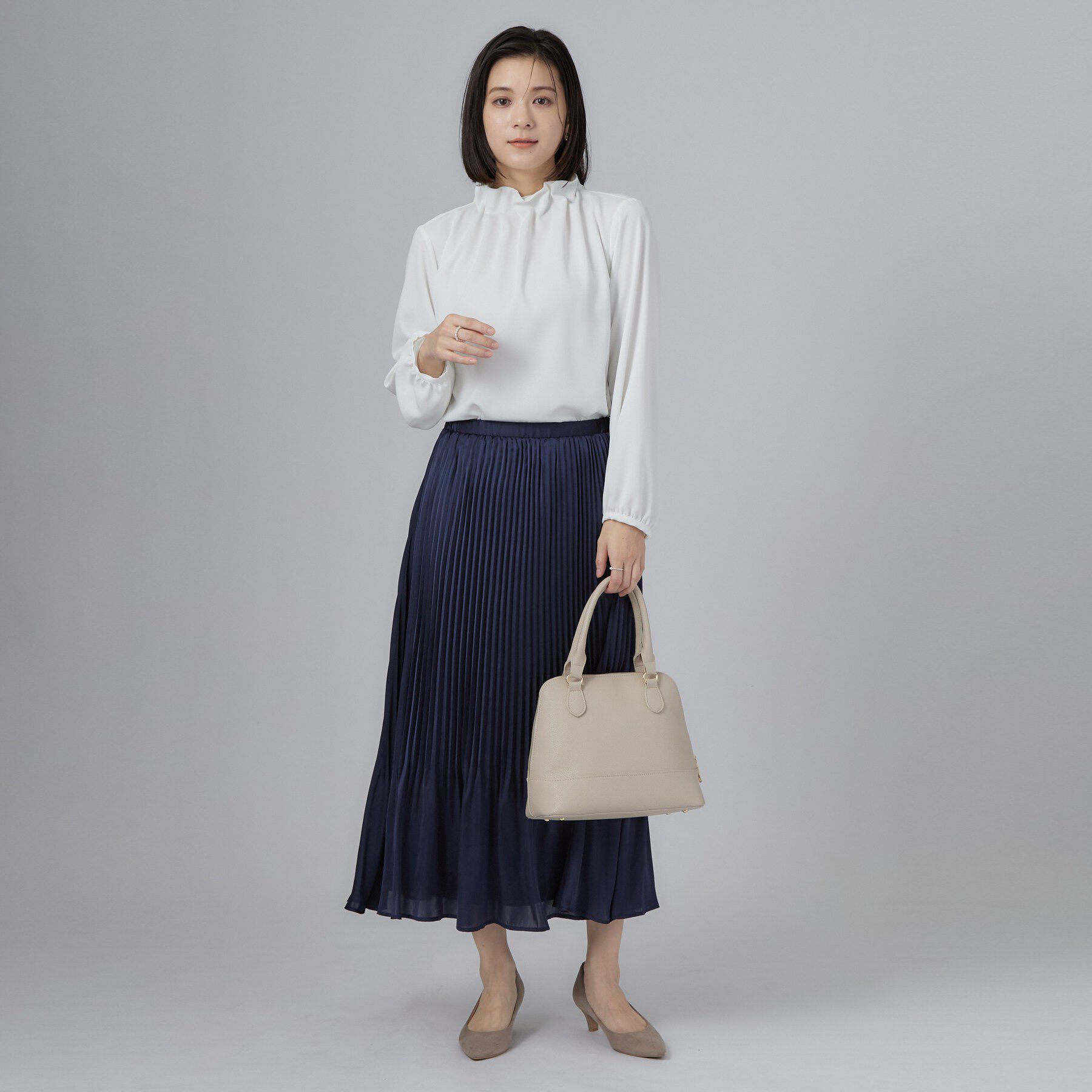 SHOO･LA･RUE「セレモニースタンドフリルブラウス」|シャツ・ブラウス|