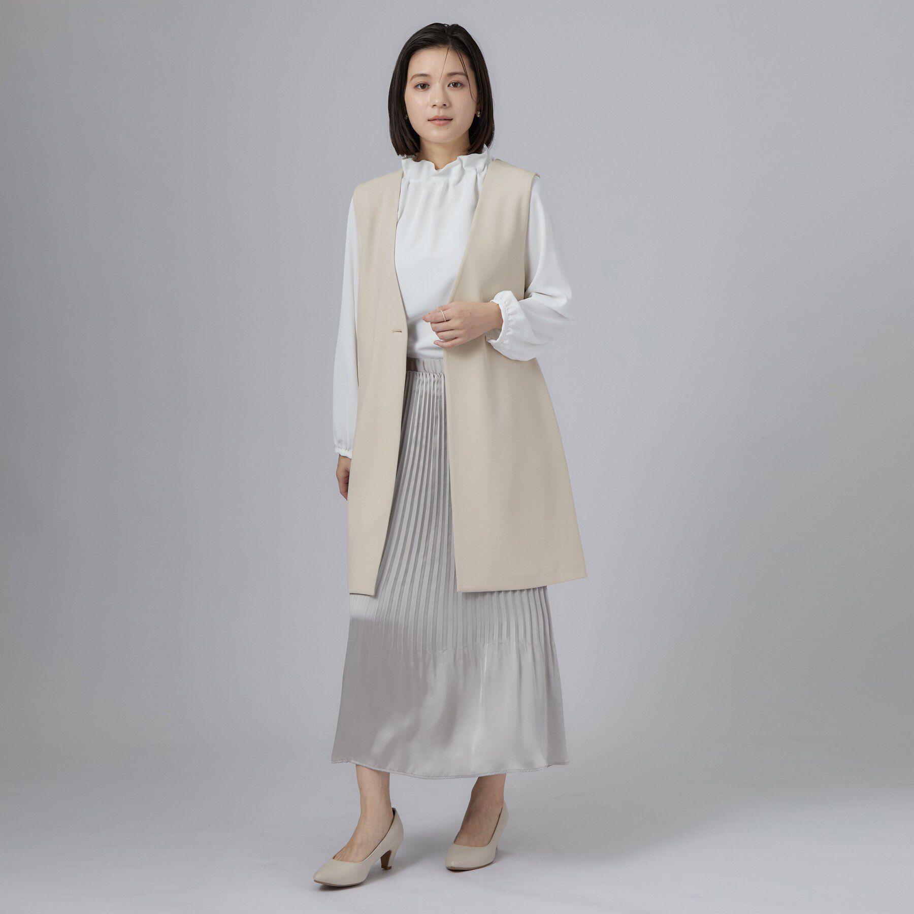 SHOO･LA･RUE「セレモニースタンドフリルブラウス」|シャツ・ブラウス|