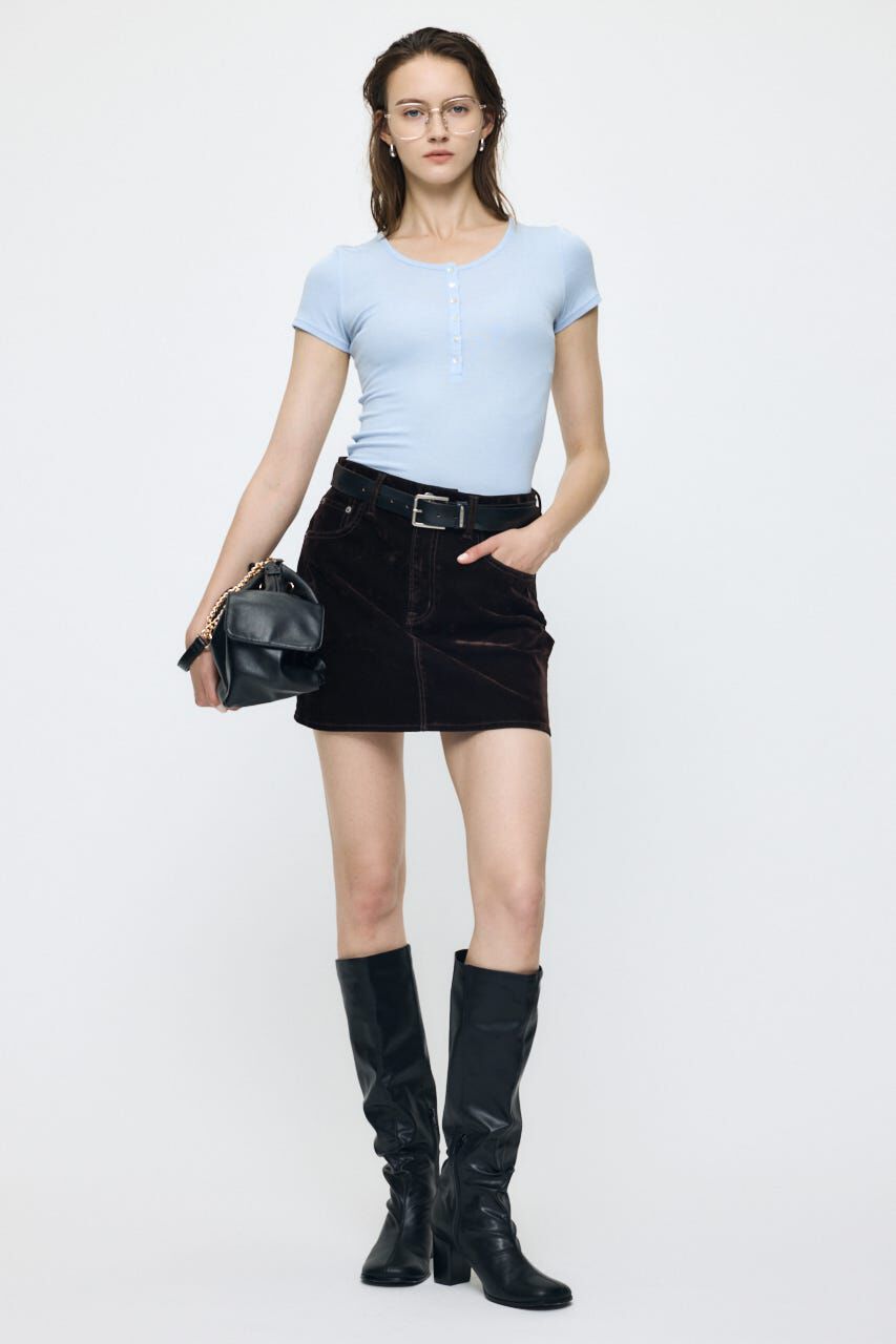 MOUSSY「ES HALF SLEEVE トップス」|Tシャツ・カットソー|