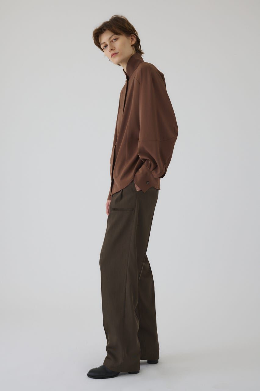 RIM.ARK 「Stand collar volume blouse」|シャツ・ブラウス|