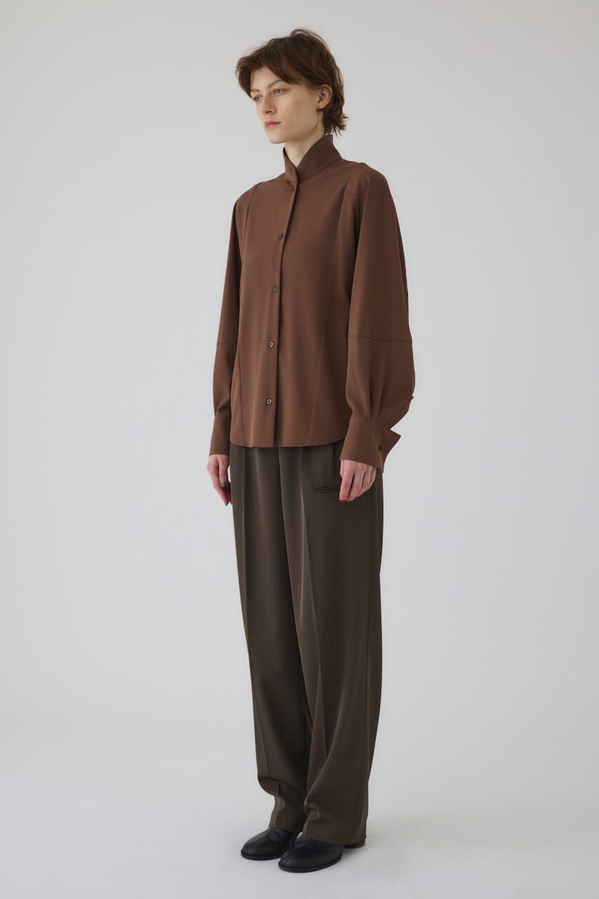 RIM.ARK 「Stand collar volume blouse」|シャツ・ブラウス|