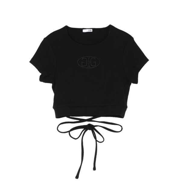 GYDA「2WAY Symmetry GYDAクロスショートトップス」|Tシャツ・カットソー|