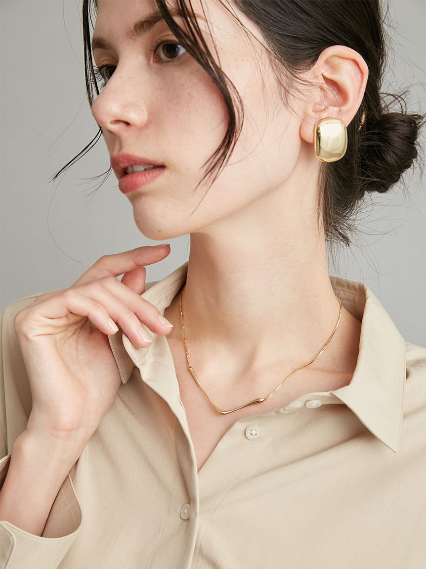 Mila Owen「【EVERYDAY PROOF JEWELRY 】Ｖモチーフネックレス」|ネックレス|