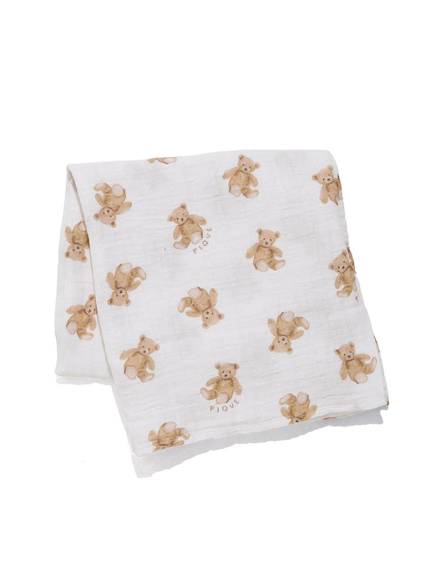 GELATO PIQUE KIDS & BABY「【aden + anais】【BABY】おくるみスワドル/ストロベリー・ベア/ダイナソー・ベア/2枚セット BOX付き」|その他ベビー用品|