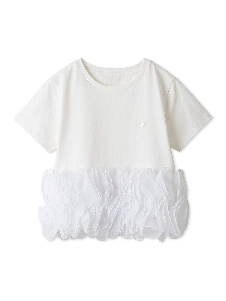 LILY BROWN「ボリュームフリルカットトップス」|Tシャツ・カットソー|