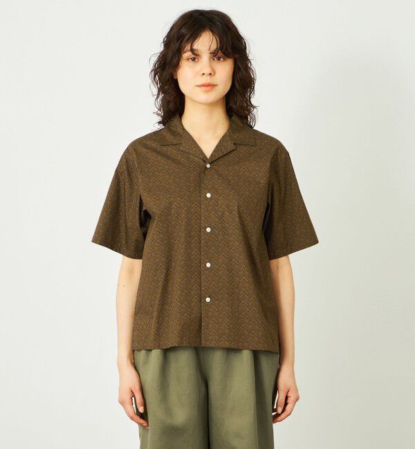 MACKINTOSH PHILOSOPHY「GREY LABEL ジオメトリック半袖シャツ」|シャツ・ブラウス|