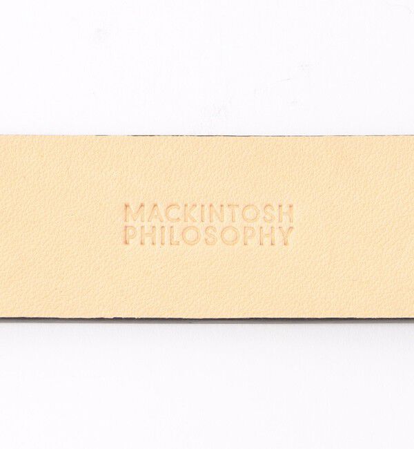 MACKINTOSH PHILOSOPHY「ガラスレザーベルト」|ベルト|