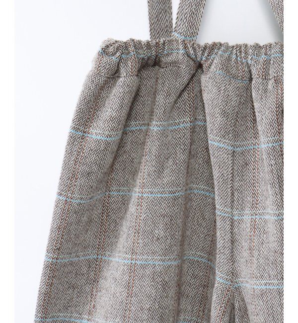 ikka kids「【キッズ】ヘリンボンチェックサロペット（120~160cm）」|その他|