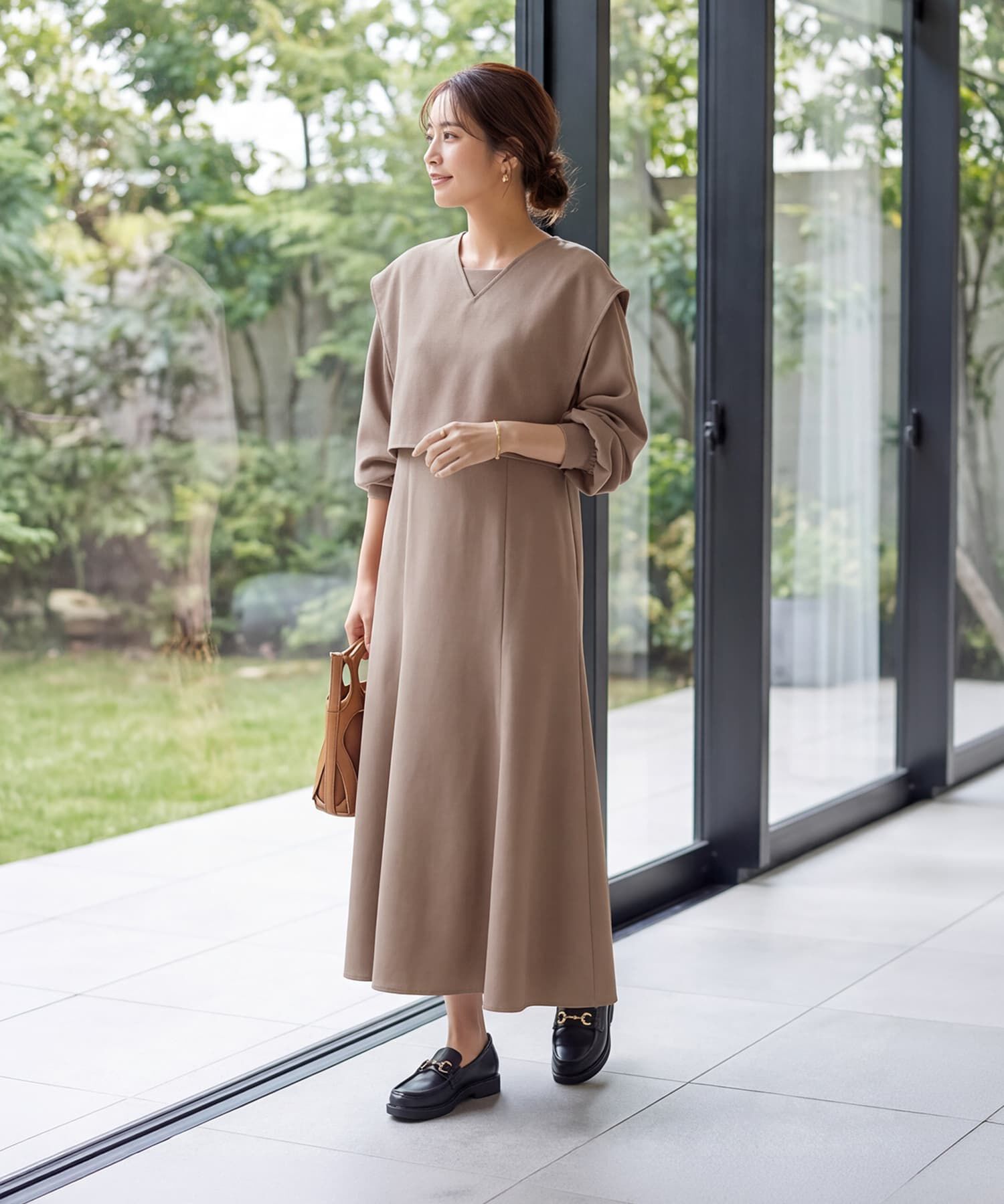 STYLE DELI「【LUXE】ベスト付きマーメイドラインワンピース」|ワンピース|