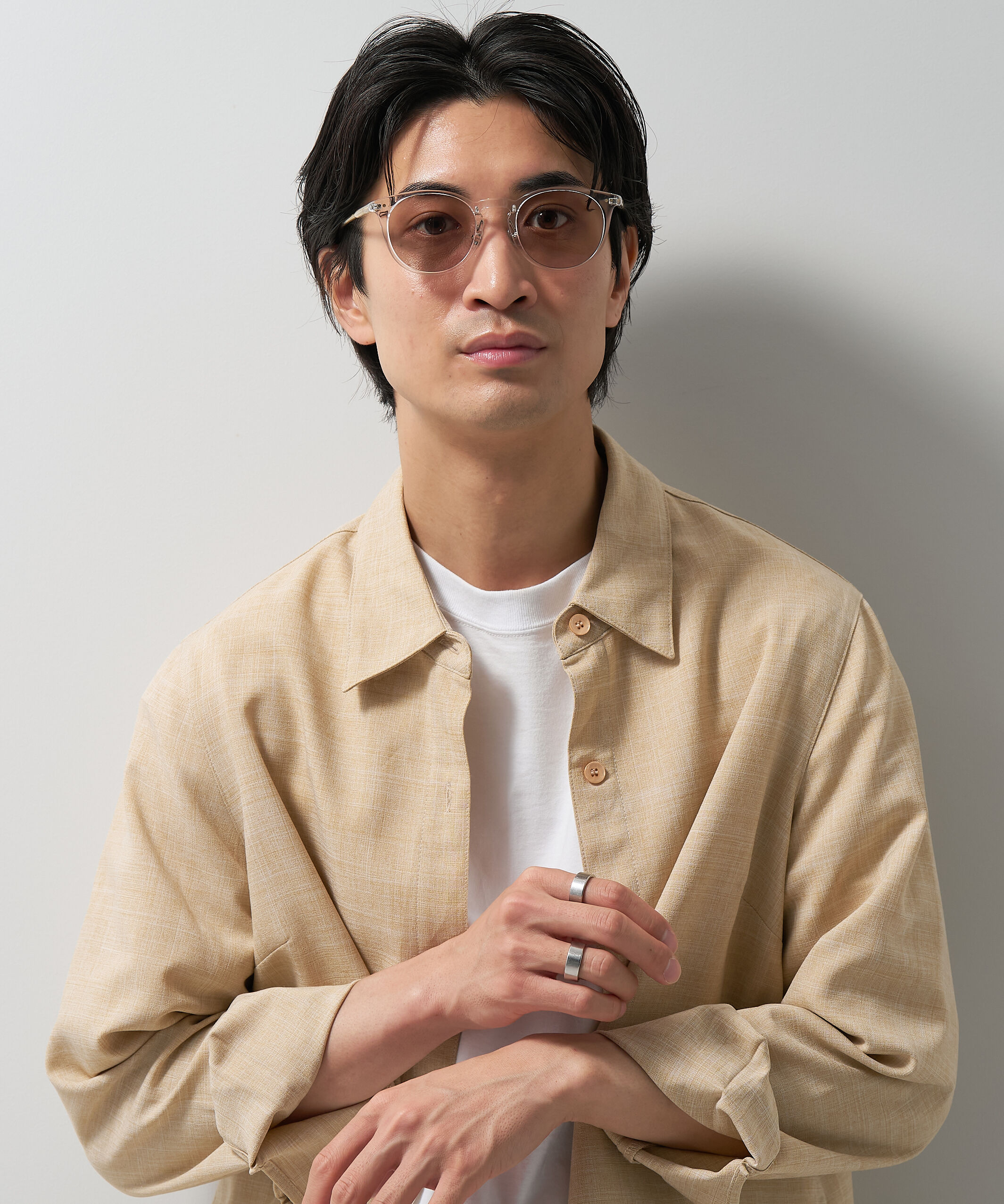  「ボストン型 サングラス | カラーレンズ 鼻パッド 紫外線防止 UVカット ユニセックス」|サングラス|