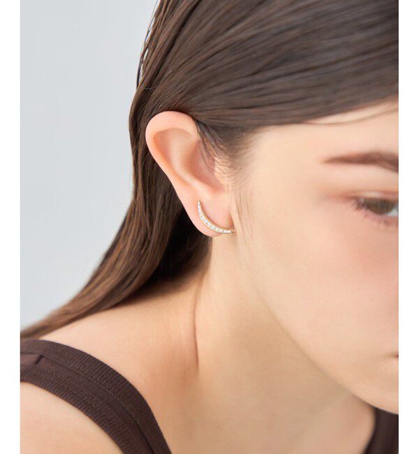 ete「[ONLINE Limited] ビジュー イヤークリップ」|イヤーカフ|