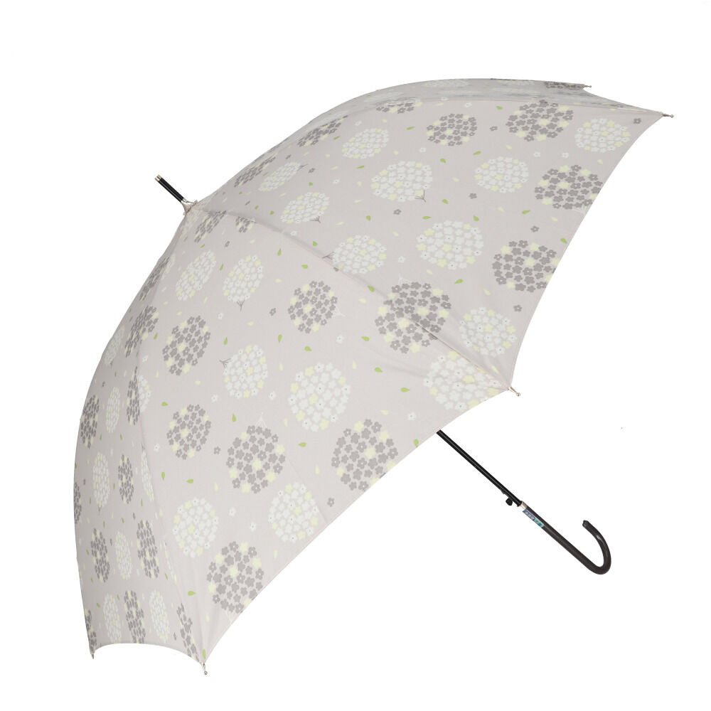 BACKYARD FAMILY「傘 晴雨兼用 レディース 通販 60cm 長傘 雨傘 晴雨兼用傘 ワンタッチ傘 日傘 ジャンプ傘」|傘|ベージュ2