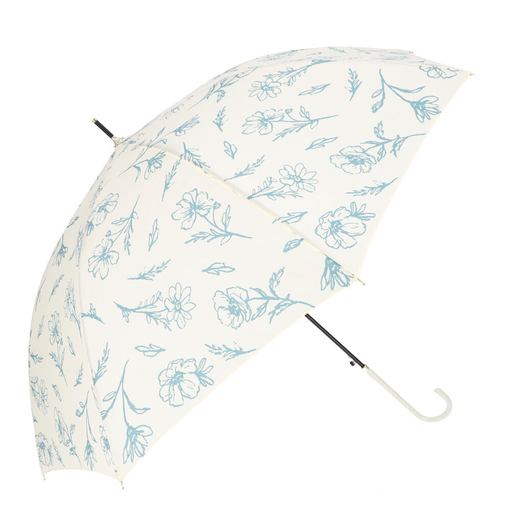 BACKYARD FAMILY「傘 晴雨兼用 レディース 通販 60cm 長傘 雨傘 晴雨兼用傘 ワンタッチ傘 日傘 ジャンプ傘」|傘|ベージュ6